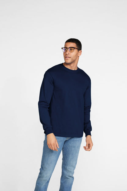 Gildan Ultra Cotton™ adult long sleeve t-shirt - Ash