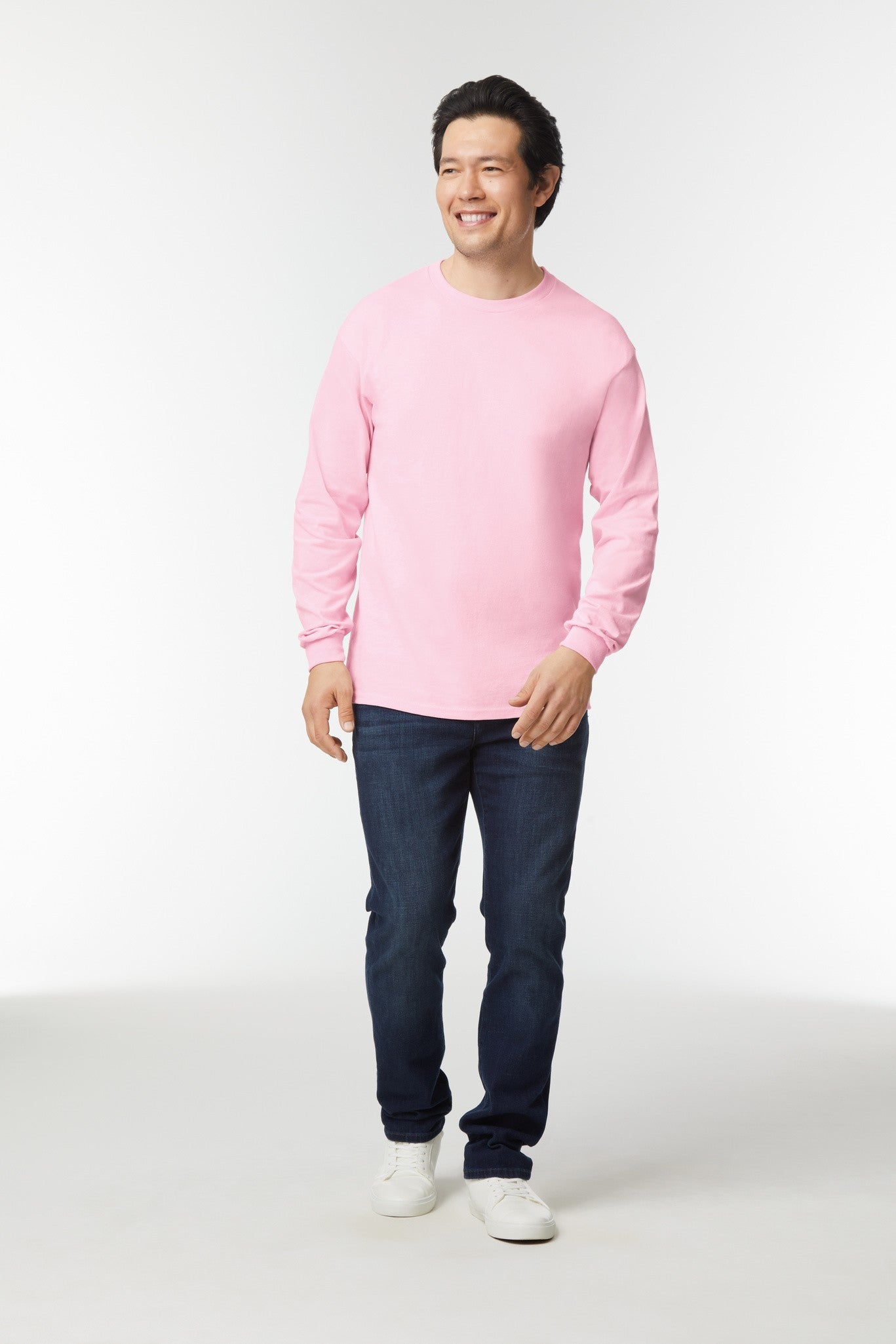 Gildan Ultra Cotton™ adult long sleeve t-shirt - Ash