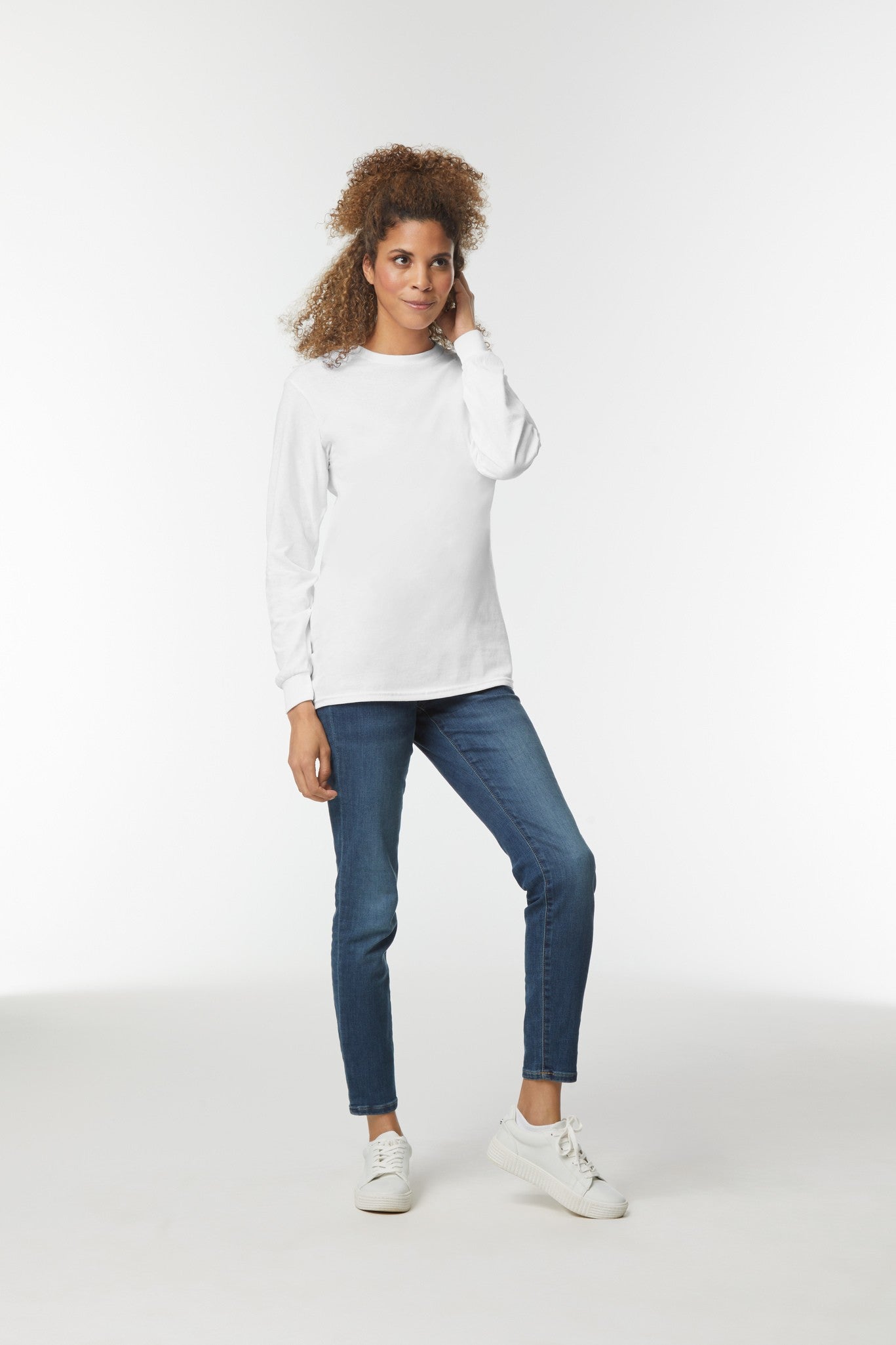 Gildan Ultra Cotton™ adult long sleeve t-shirt - Ash