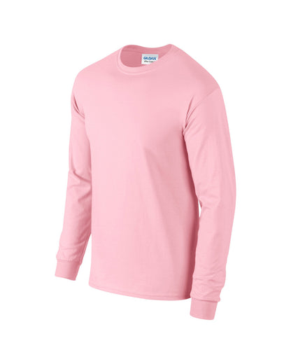 Gildan Ultra Cotton™ adult long sleeve t-shirt - Light Pink