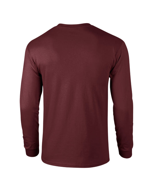 Gildan Ultra Cotton™ adult long sleeve t-shirt - Maroon