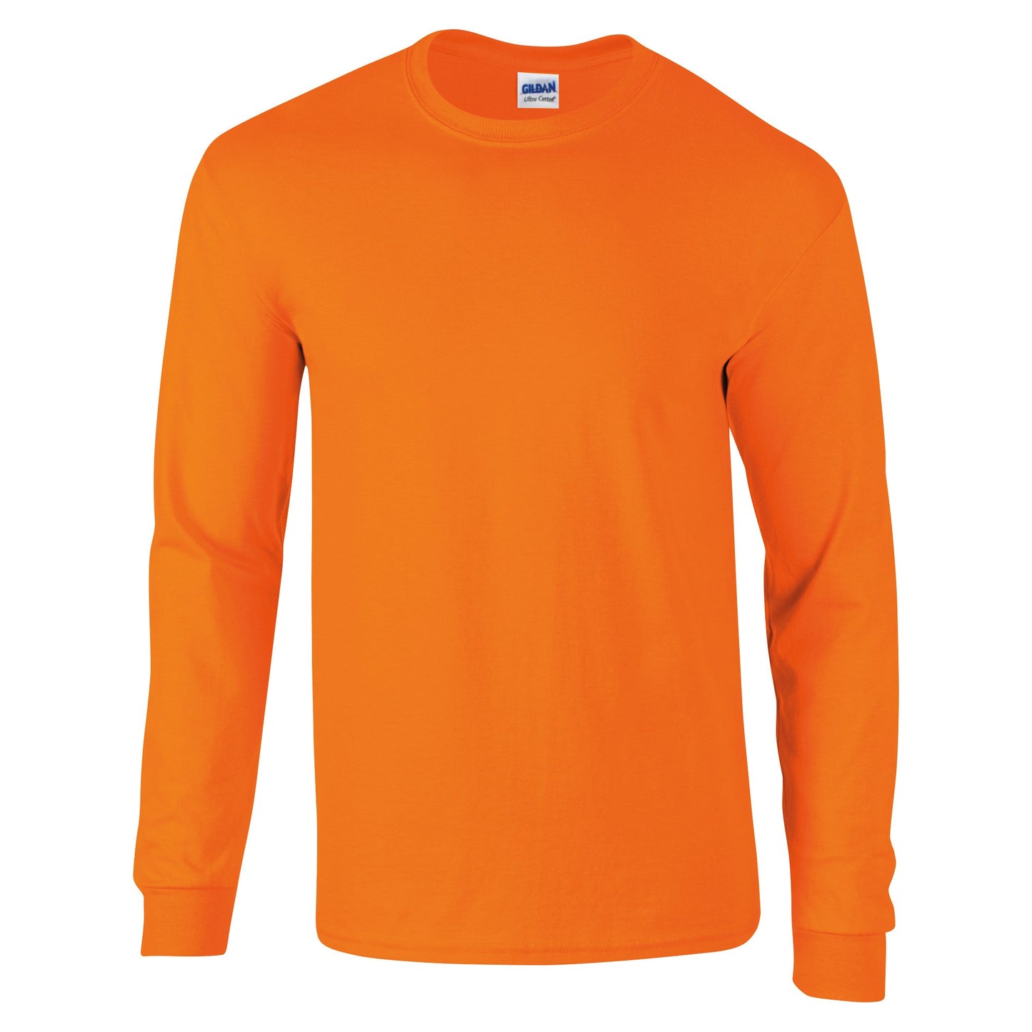 Gildan Ultra Cotton™ adult long sleeve t-shirt - Safety Orange