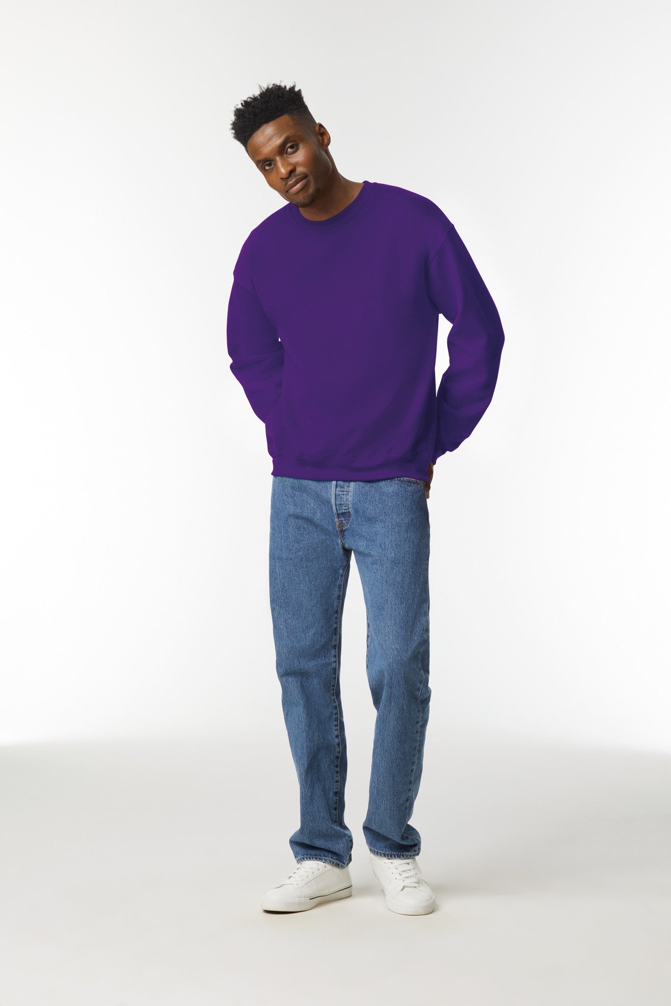 Gildan Heavy Blend™ adult crew neck sweatshirt - Indigo Blue