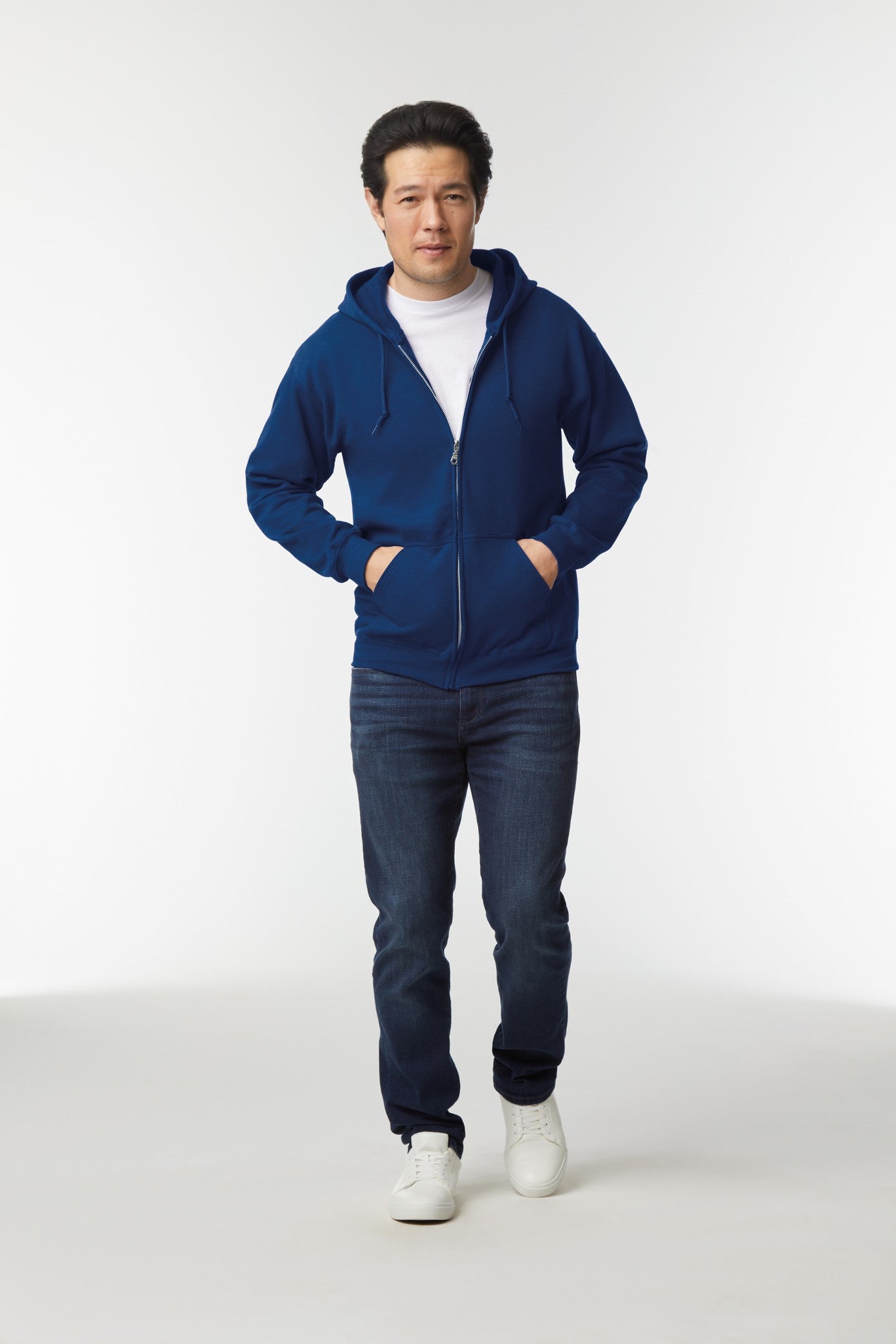 Gildan Heavy Blend™  full zip hooded sweatshirt - Sport Grey