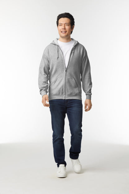 Gildan Heavy Blend™  full zip hooded sweatshirt - Sport Grey