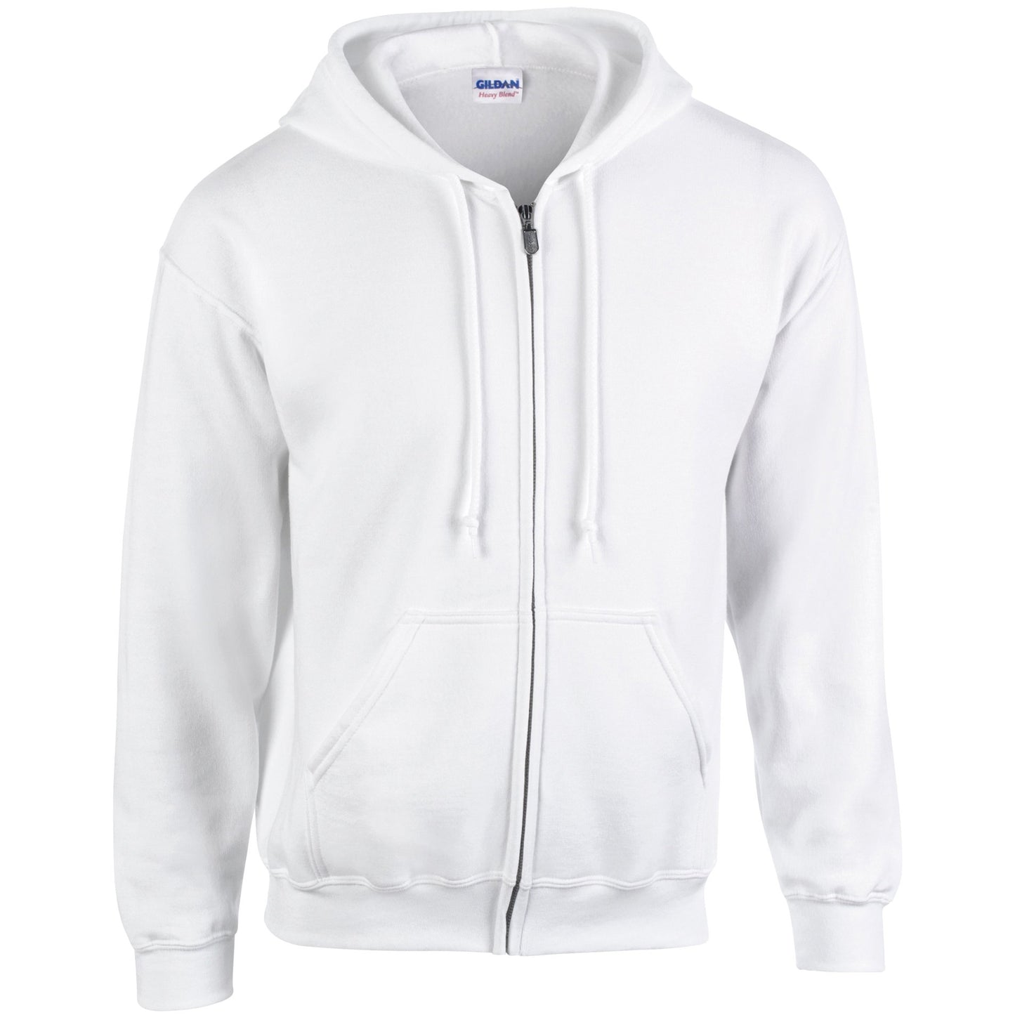 Gildan Heavy Blend™  full zip hooded sweatshirt - White