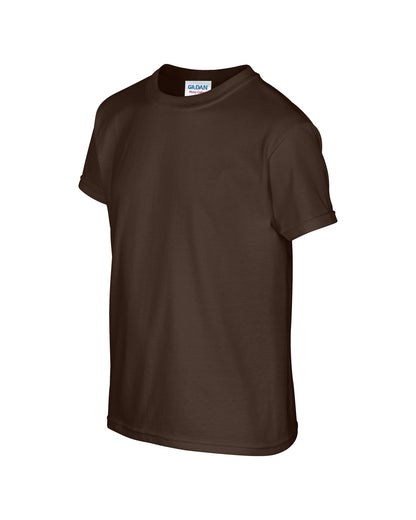 Gildan Heavy Cotton™ youth t-shirt - Dark Chocolate