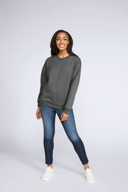 Gildan Softstyle™ midweight fleece adult crew neck - Cocoa