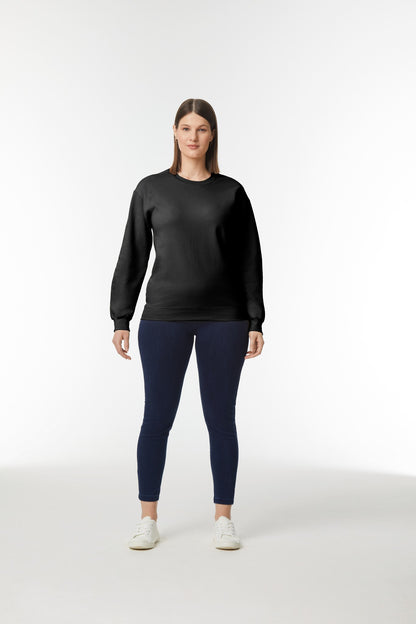 Gildan Softstyle™ midweight fleece adult crew neck - Black