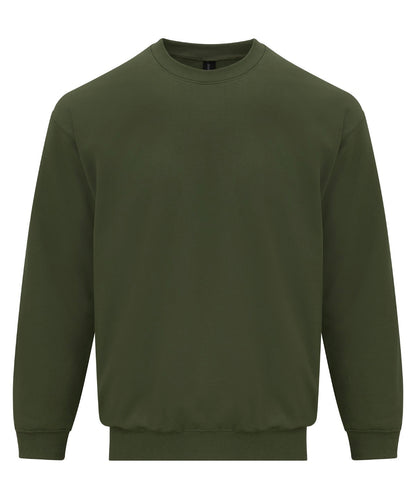 Gildan Softstyle™ midweight fleece adult crew neck - Military Green