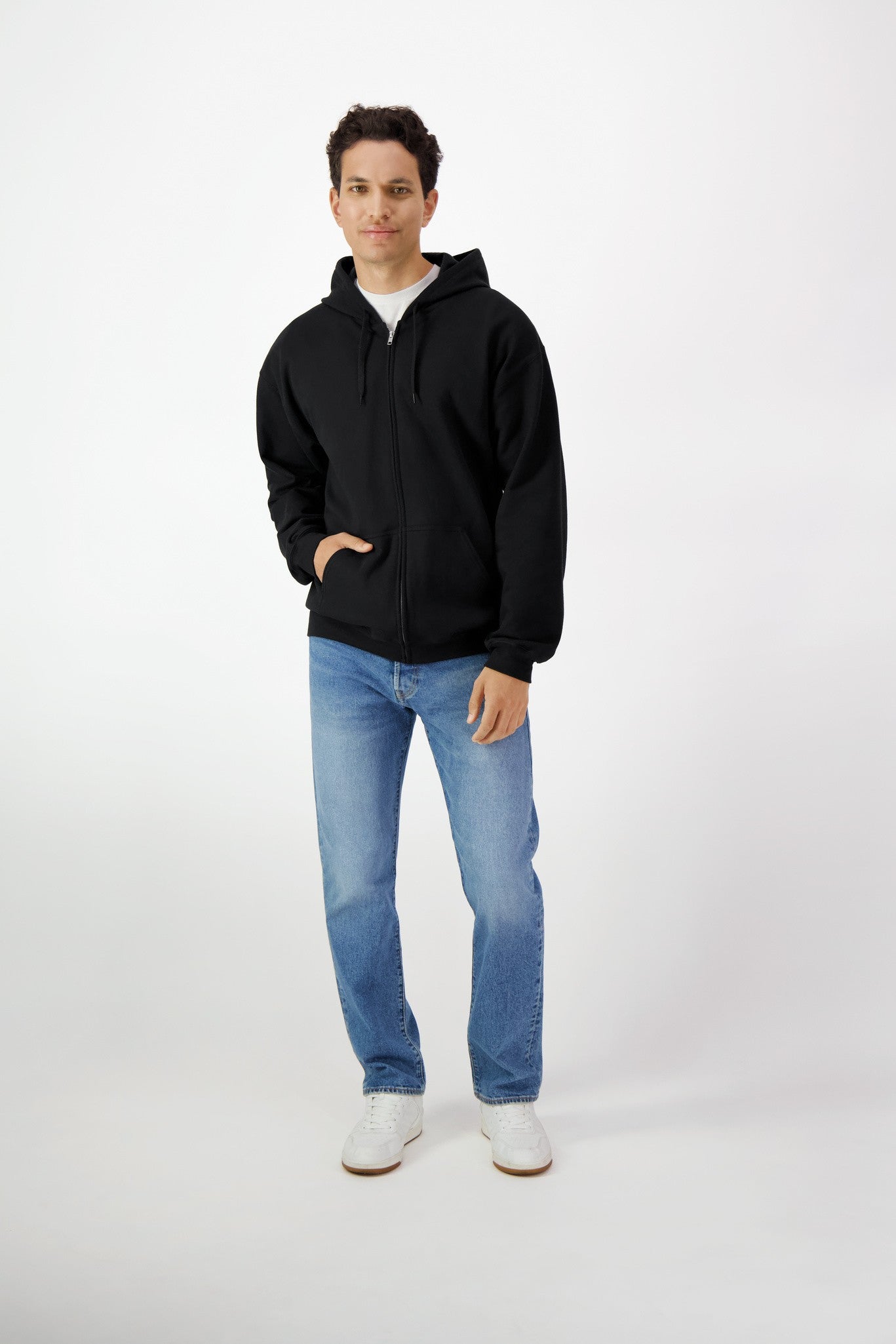 Gildan Softstyle™ midweight fleece adult full-zip hooded sweatshirt