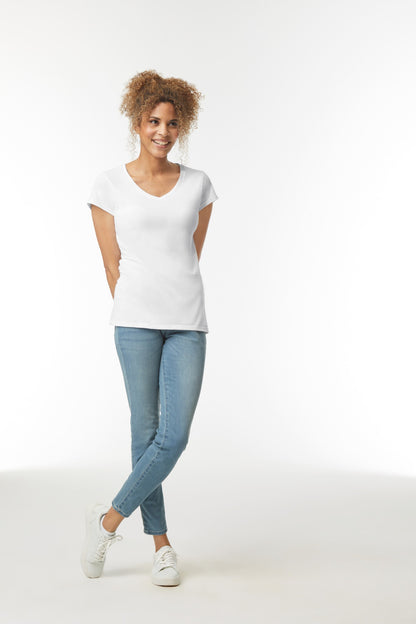 Gildan Softstyle™ women's v-neck t-shirt