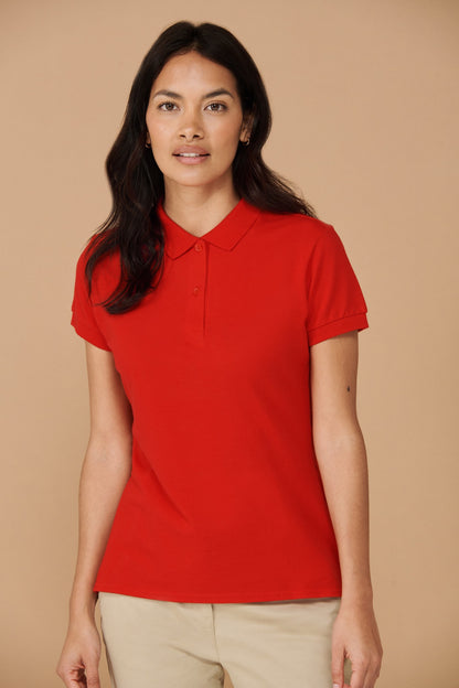 Henbury Women's micro-fine piqué polo shirt