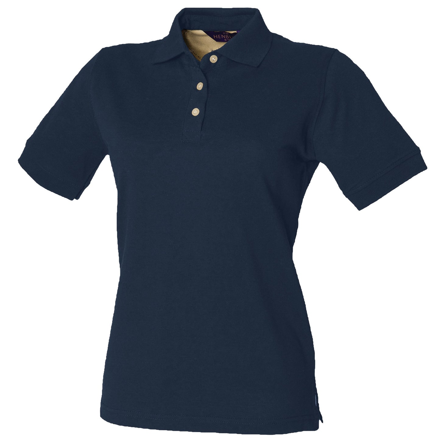 Henbury Women's classic cotton piqué polo shirt