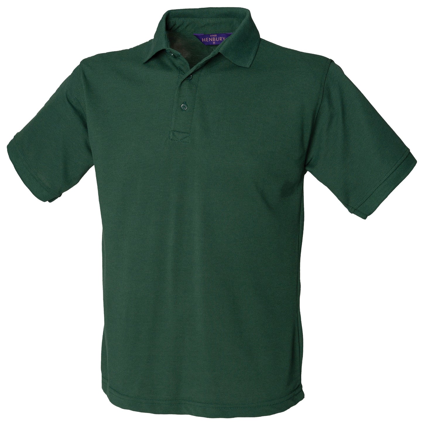 Henbury 65/35 Classic piqué polo shirt - Bottle Green