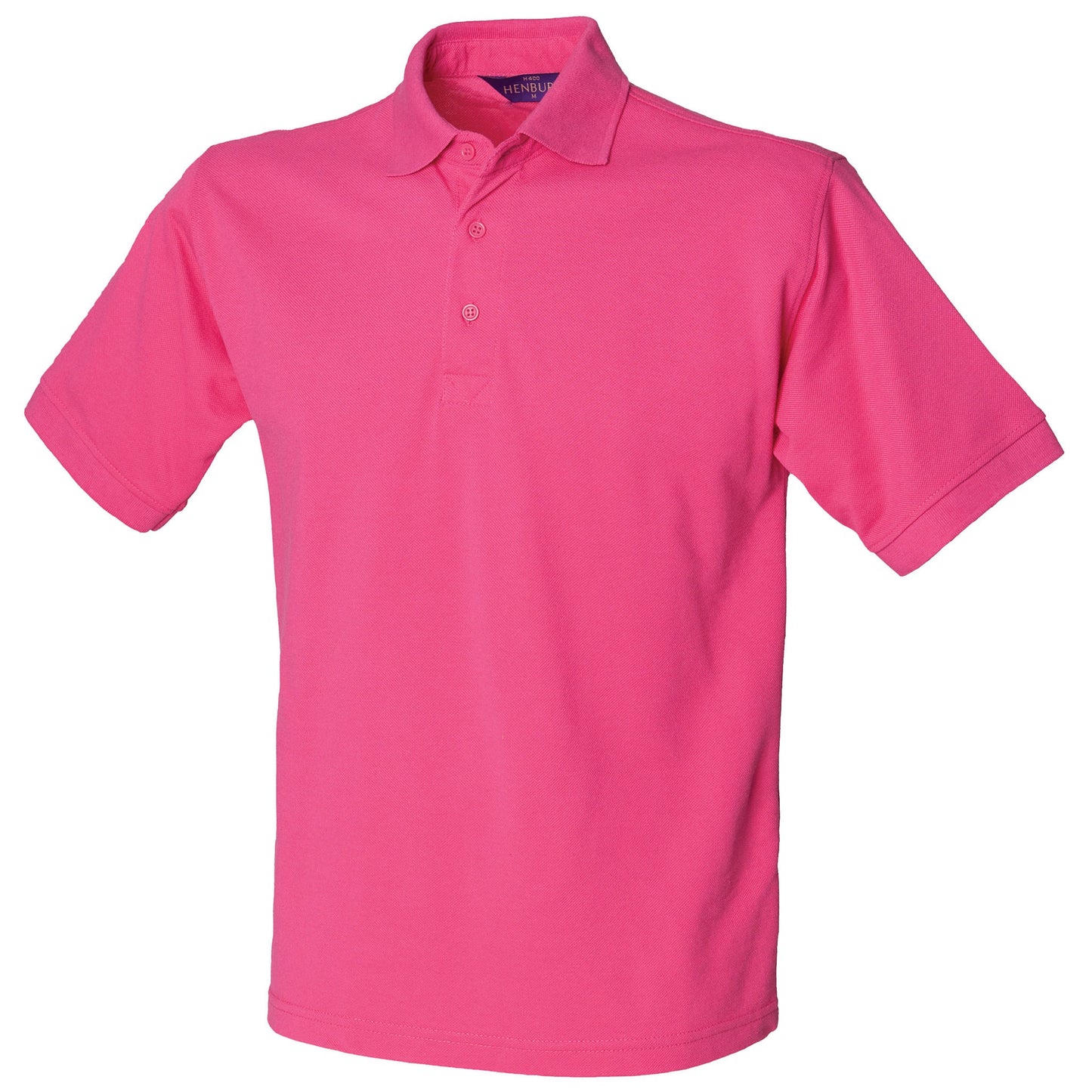 Henbury 65/35 Classic piqué polo shirt - Fuchsia