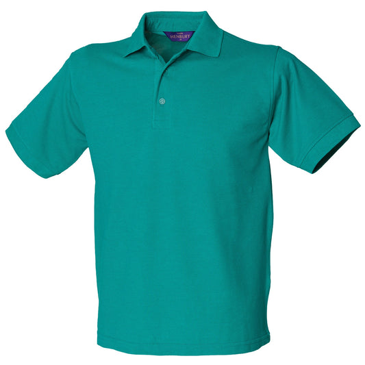 Henbury 65/35 Classic piqué polo shirt - Jade