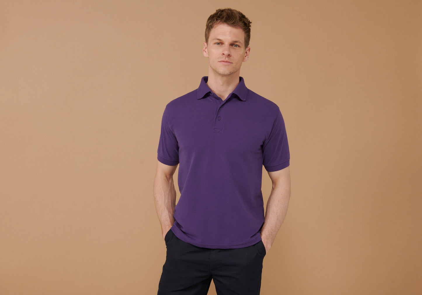 Henbury 65/35 Classic piqué polo shirt - Jade