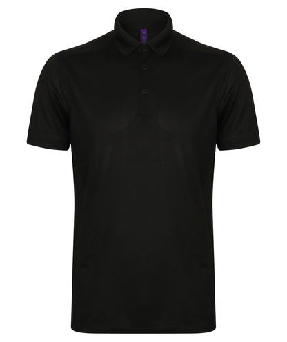 Henbury Stretch polo shirt with wicking finish (slim fit)