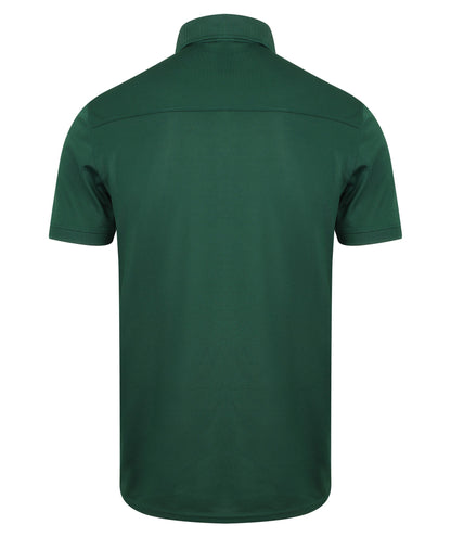 Henbury Stretch polo shirt with wicking finish (slim fit)