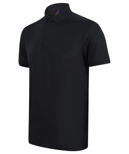 Henbury Stretch polo shirt with wicking finish (slim fit)