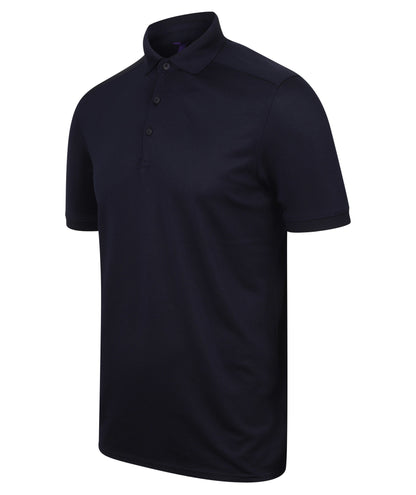 Henbury Stretch polo shirt with wicking finish (slim fit)