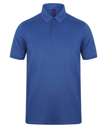 Henbury Stretch polo shirt with wicking finish (slim fit)