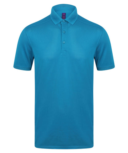 Henbury Stretch polo shirt with wicking finish (slim fit)