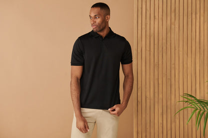 Henbury Recycled polyester polo shirt