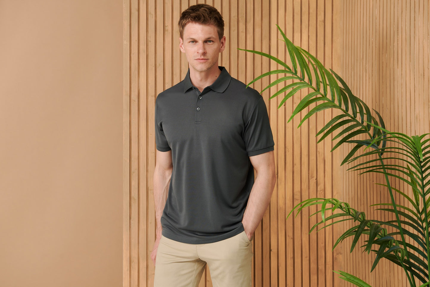 Henbury Recycled polyester polo shirt