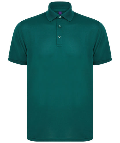 Henbury Recycled polyester polo shirt