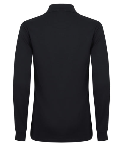 Henbury Long sleeve Coolplus® polo shirt