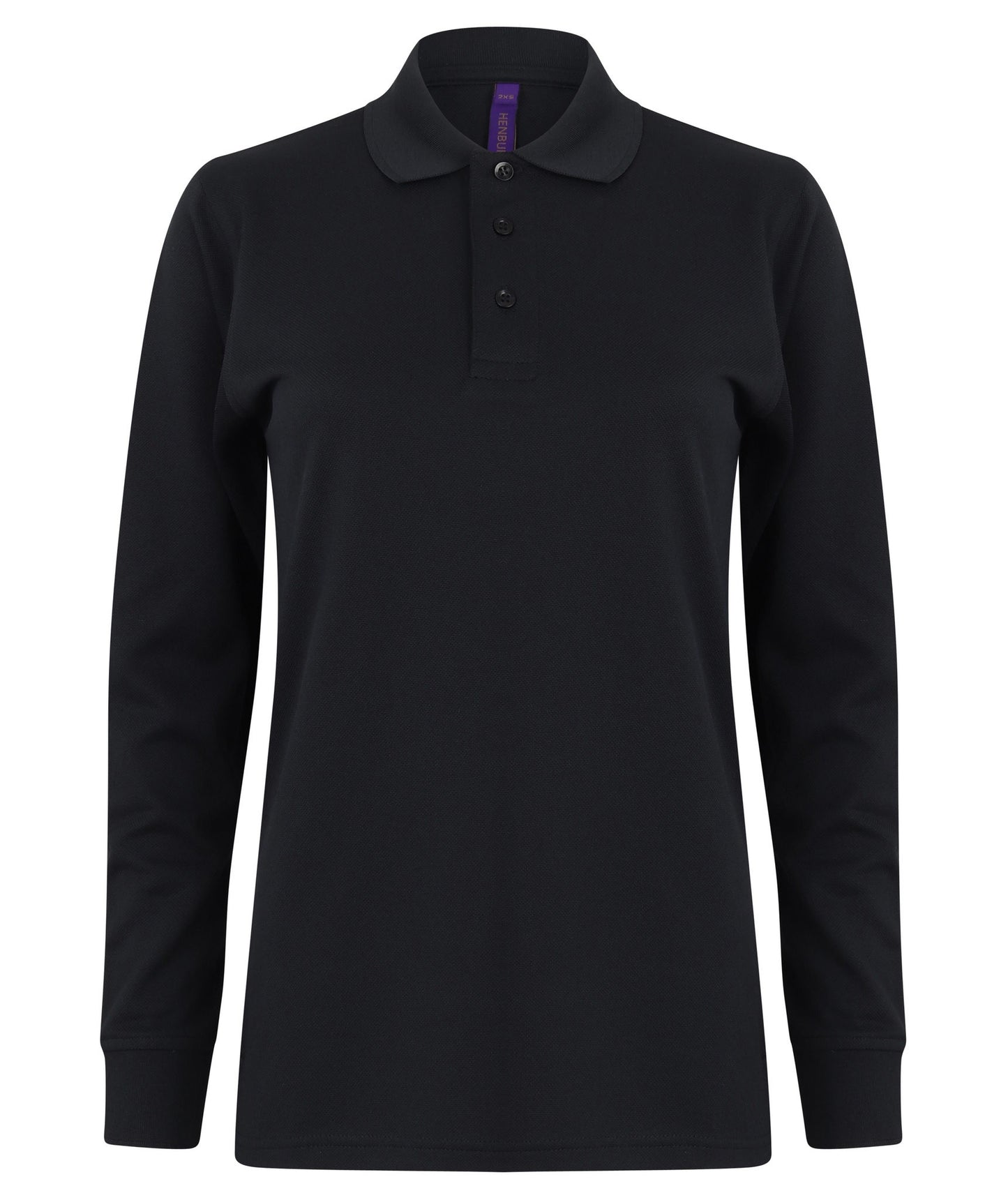 Henbury Long sleeve Coolplus® polo shirt