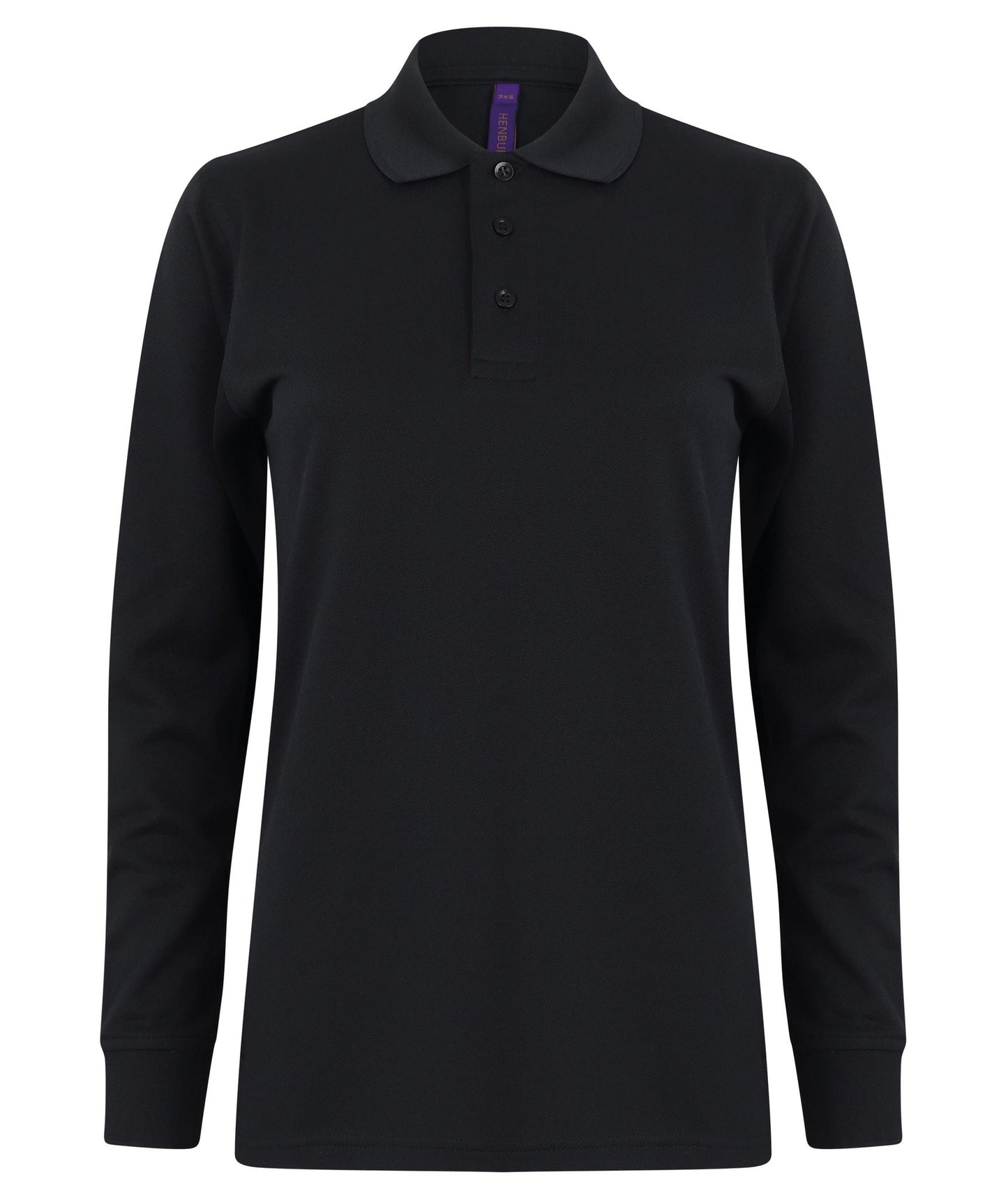 Henbury Long sleeve Coolplus® polo shirt