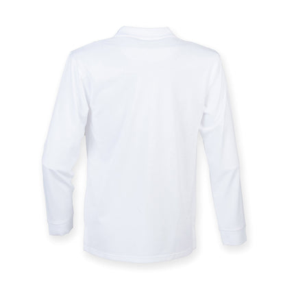 Henbury Long sleeve Coolplus® polo shirt