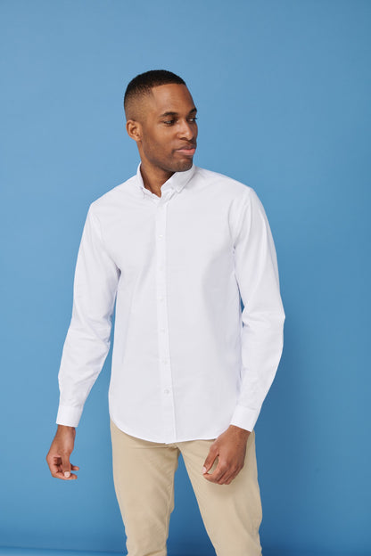 Henbury Modern long sleeve Oxford shirt