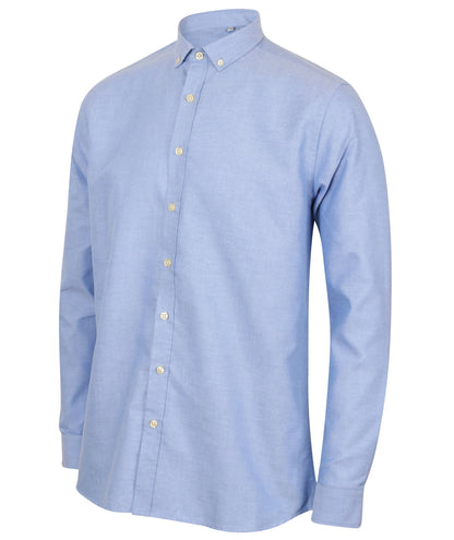 Henbury Modern long sleeve Oxford shirt