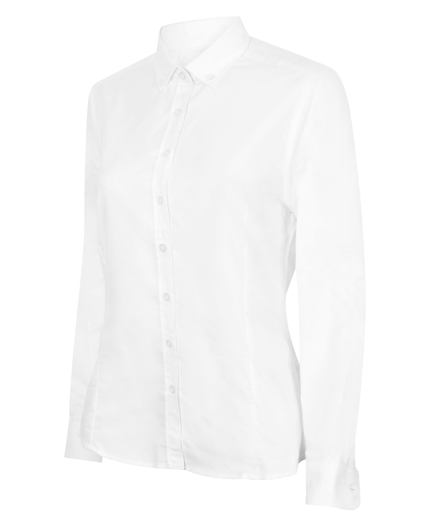 Henbury Women's modern long sleeve Oxford shirt