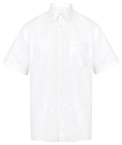 Henbury Short sleeve classic Oxford shirt