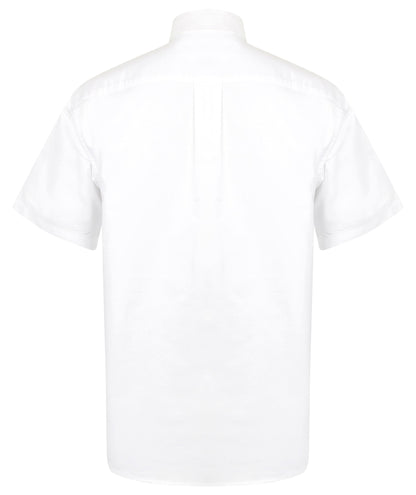 Henbury Short sleeve classic Oxford shirt