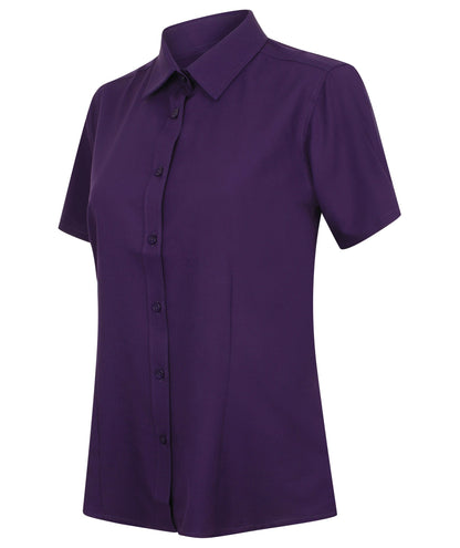 Henbury Women's wicking antibacterial short sleeve shirt