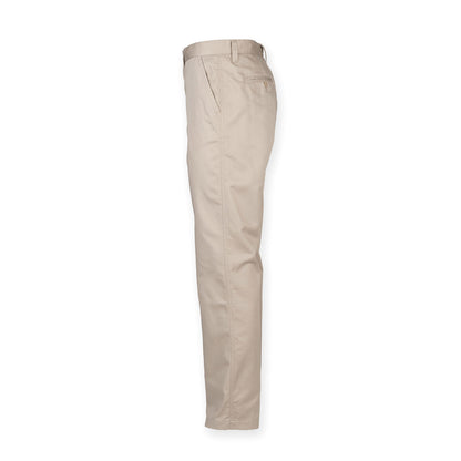 Henbury Women's 65/35 flat fronted chino trousers