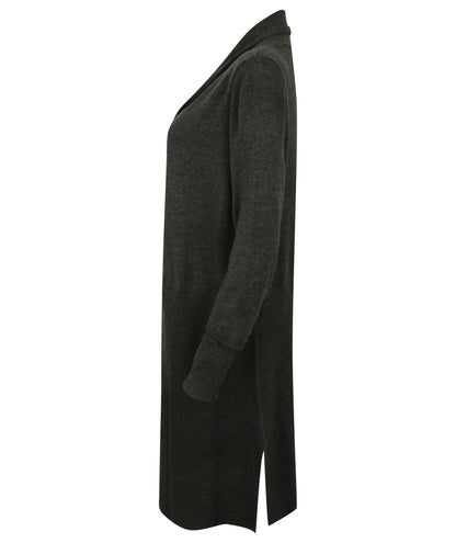 Henbury Women's longline open cardigan