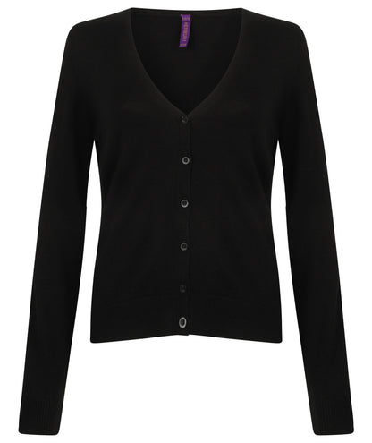 Henbury Women's v-neck cardigan