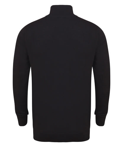 Henbury ¼ zip jumper