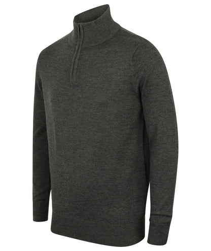 Henbury ¼ zip jumper