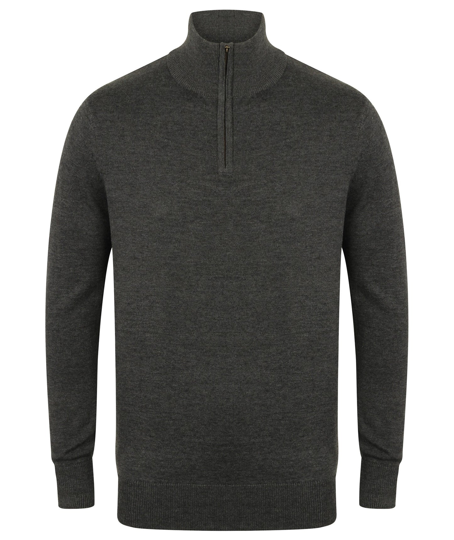 Henbury ¼ zip jumper