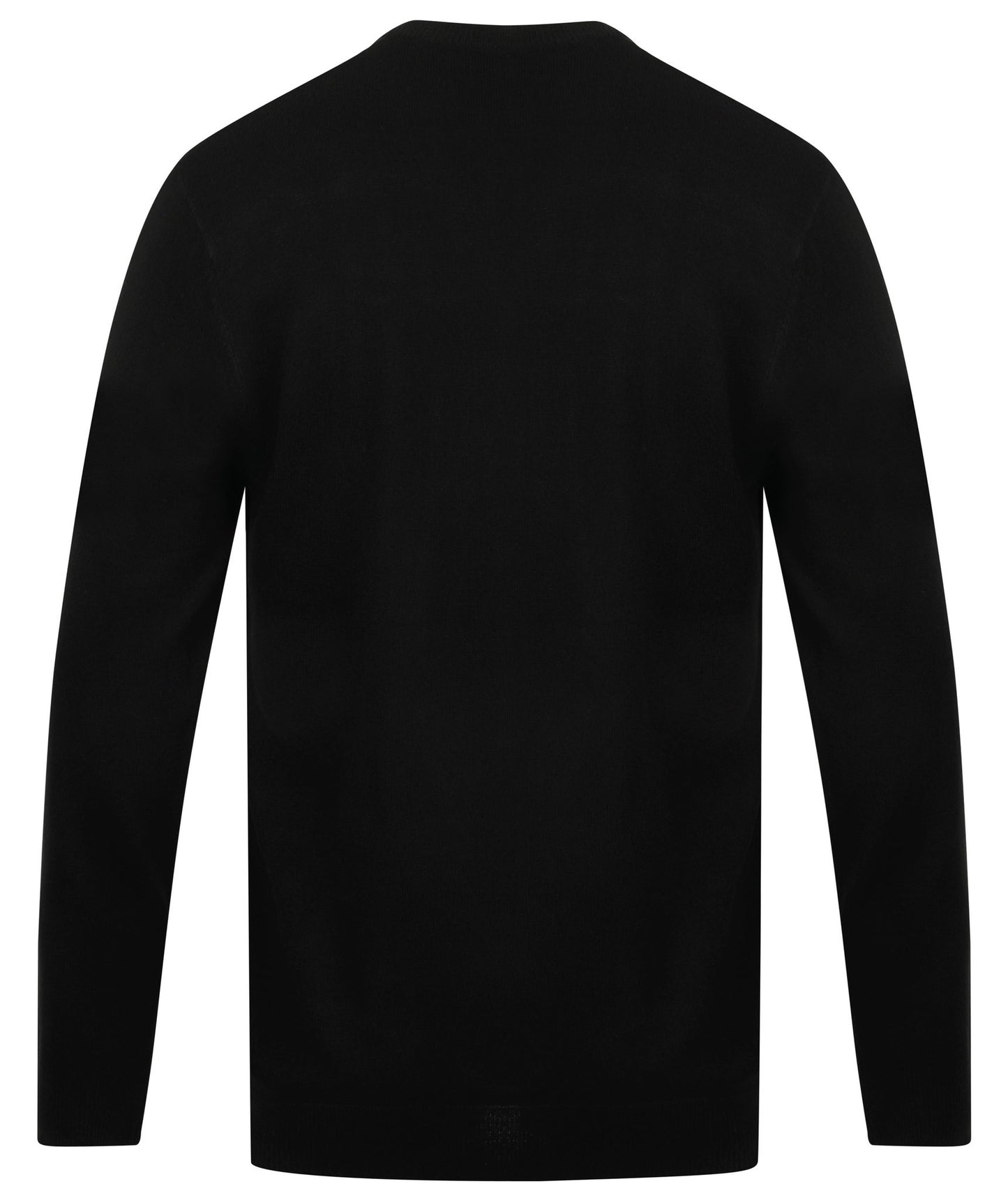 Henbury Cashmere touch acrylic v-neck jumper