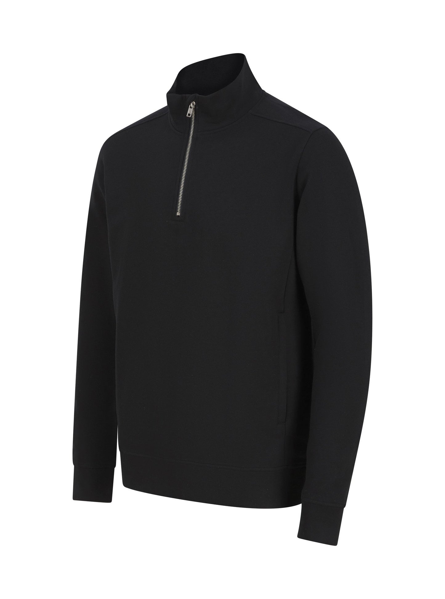 Henbury Unisex sustainable ¼-zip sweatshirt