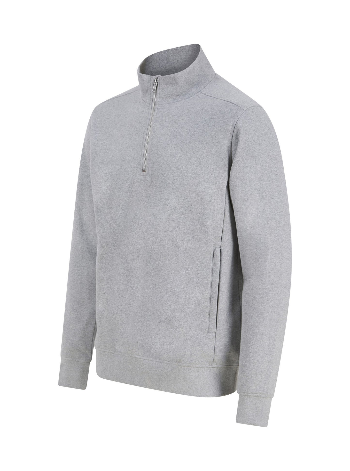 Henbury Unisex sustainable ¼-zip sweatshirt